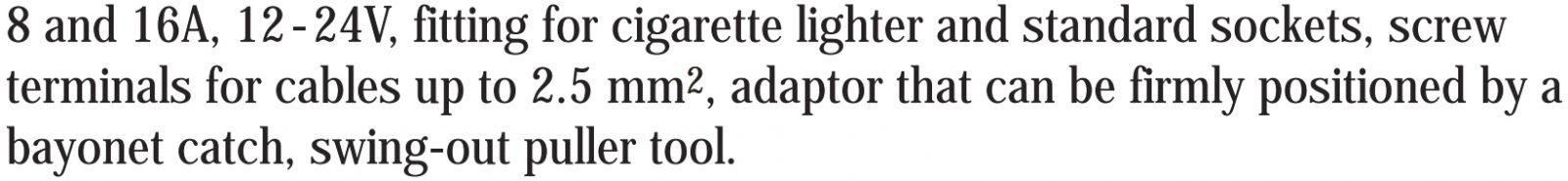 מחבר קונקטור מצת רכב PRO CAR 57716000